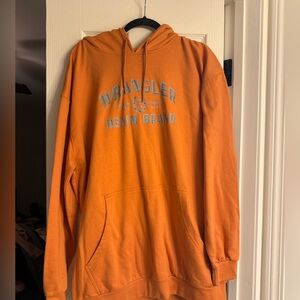 Wrangler Vibrant Orange Hoodie for Men 2XLB